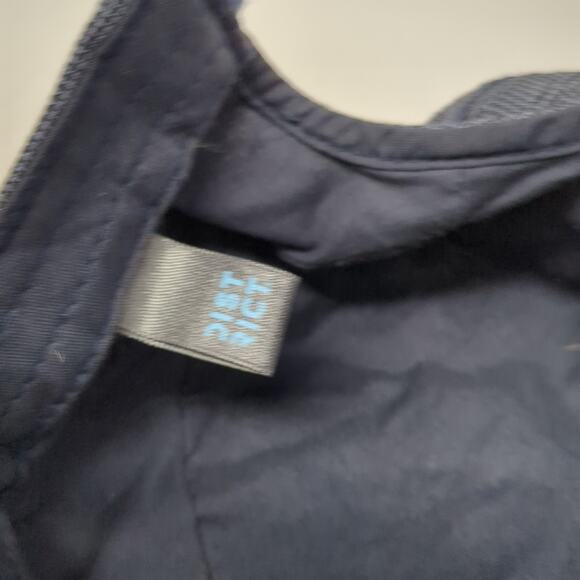 Outdoor Lady Strapback Cadet Army Cap Blue One Size Adjustable Cotton District - Picture 9 of 10